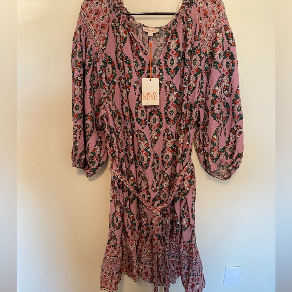 Knox Rose Block Print dress